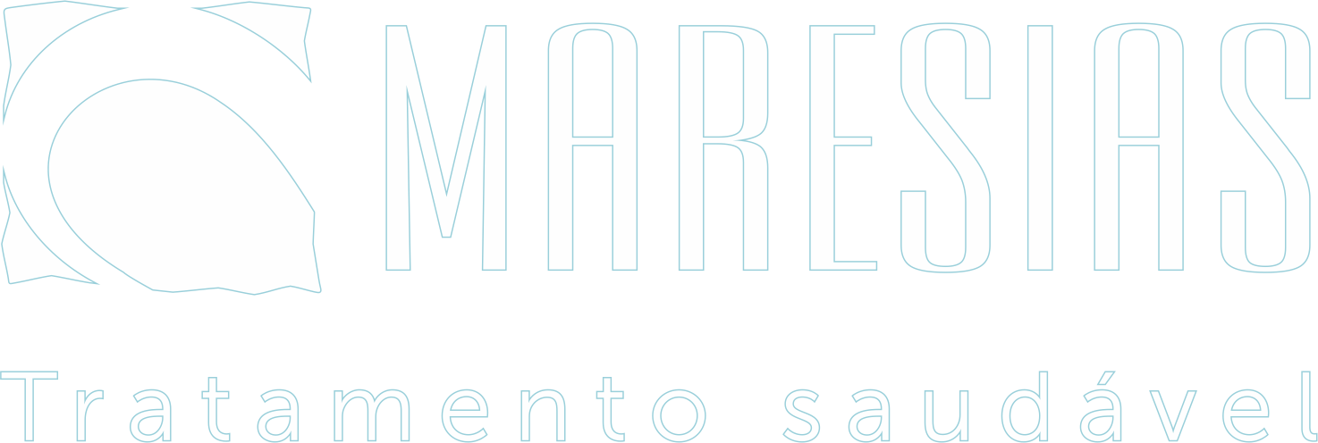 Logo Maresias horizontal branco